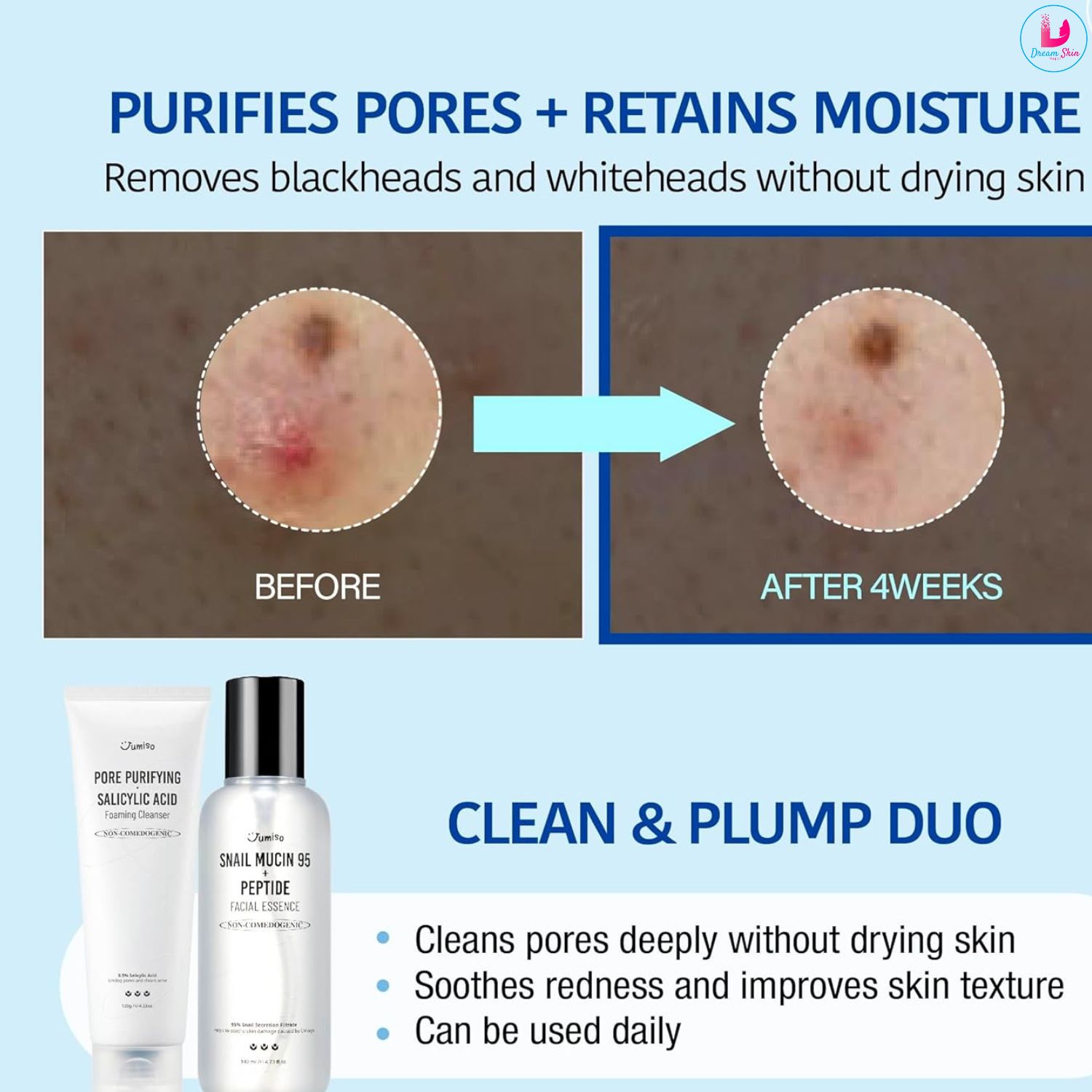Jumiso Pore Purifying Salicylic Acid Foaming Cleanser 120g